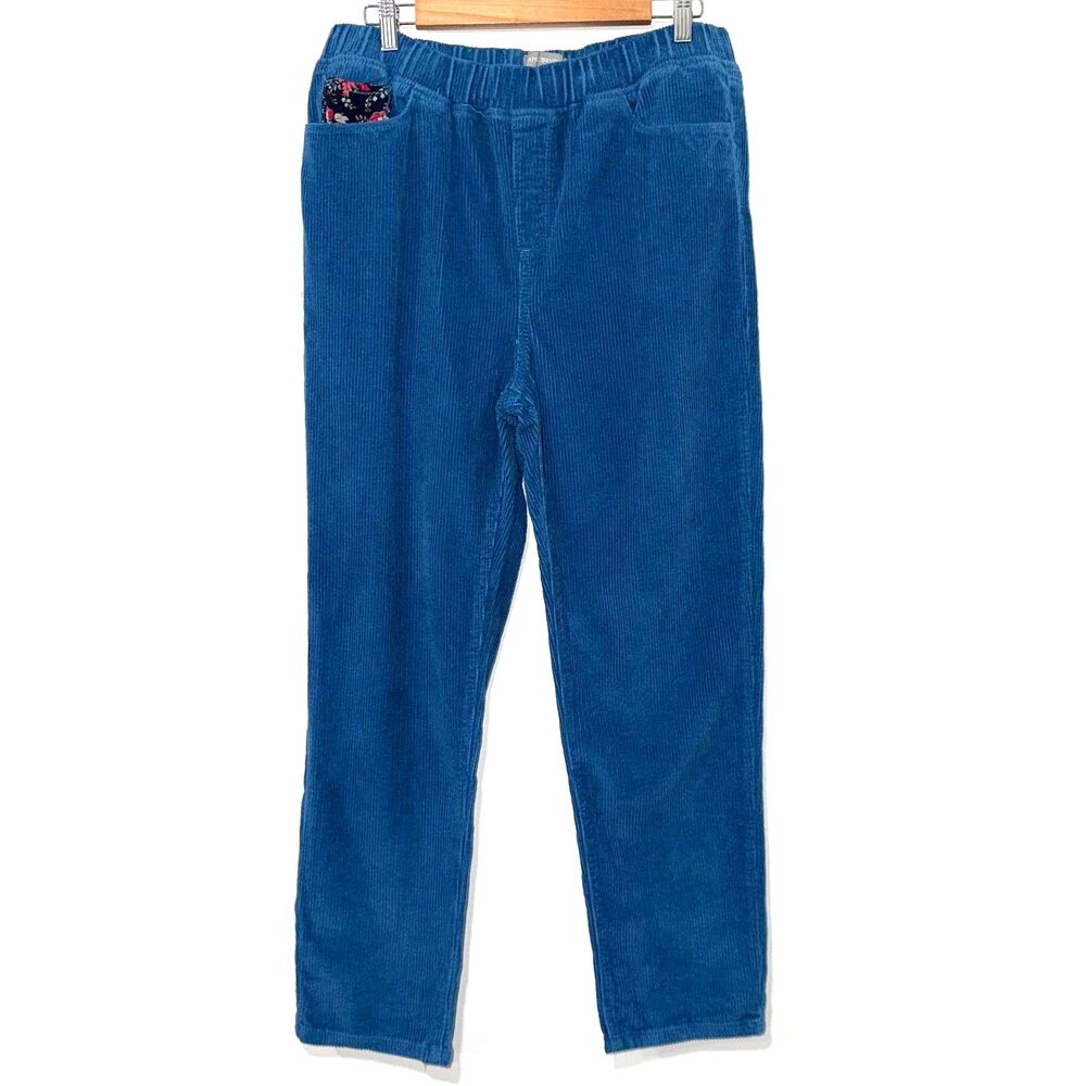 April Cornell Pull On Corduroy Pant - Blue XL